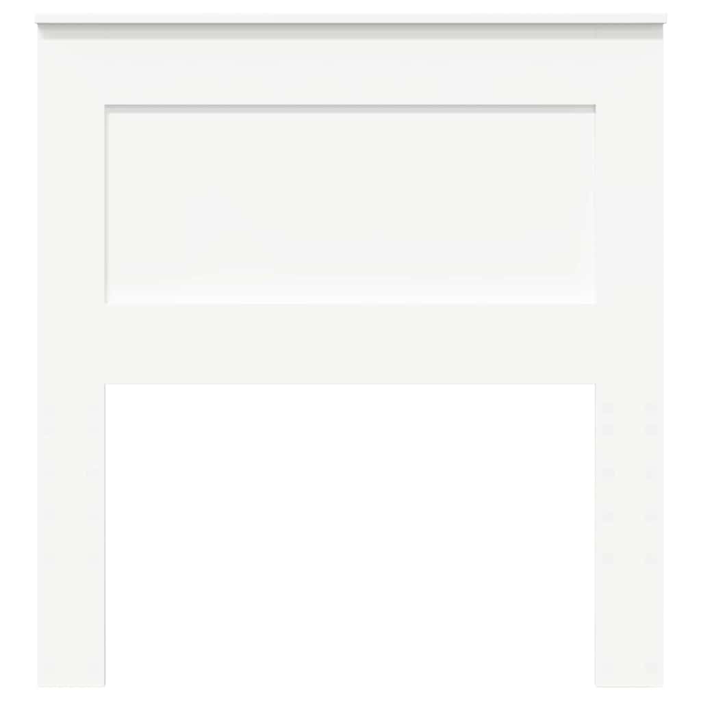 Headboard with Headboard White 90 cm Engineered Wood