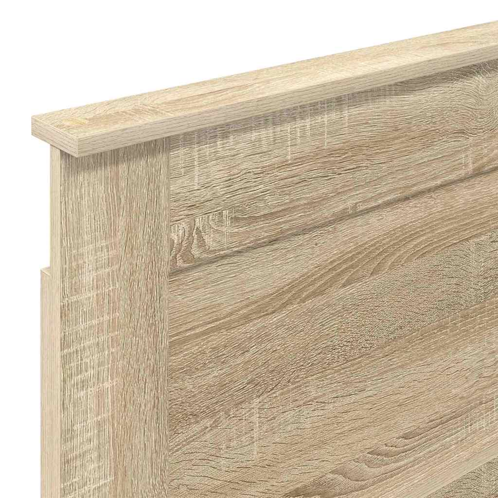 Headboard with Headboard Sonoma Oak 90 cm Engineered Wood