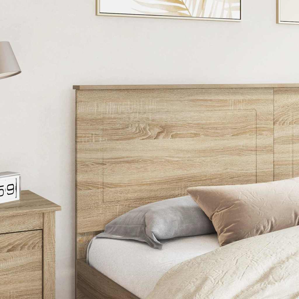 Headboard with Headboard Sonoma Oak 180 cm Engineered Wood