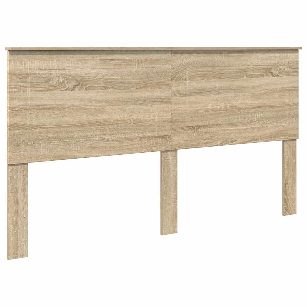 Headboard with Headboard Sonoma Oak 180 cm Engineered Wood