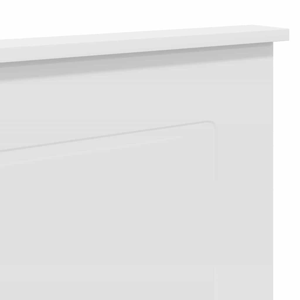 Headboard with Headboard White 150 cm Engineered Wood