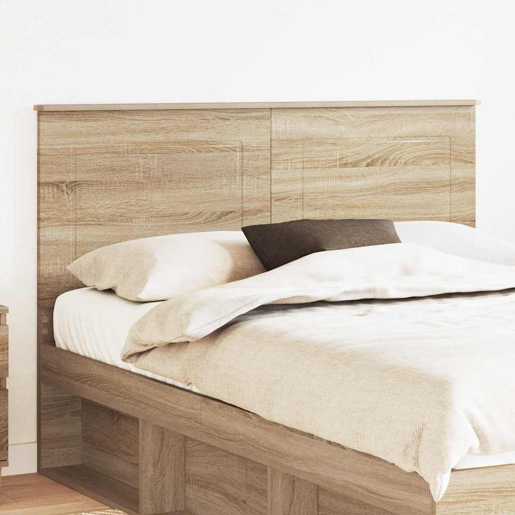 Headboard with Headboard Sonoma Oak 150 cm Engineered Wood