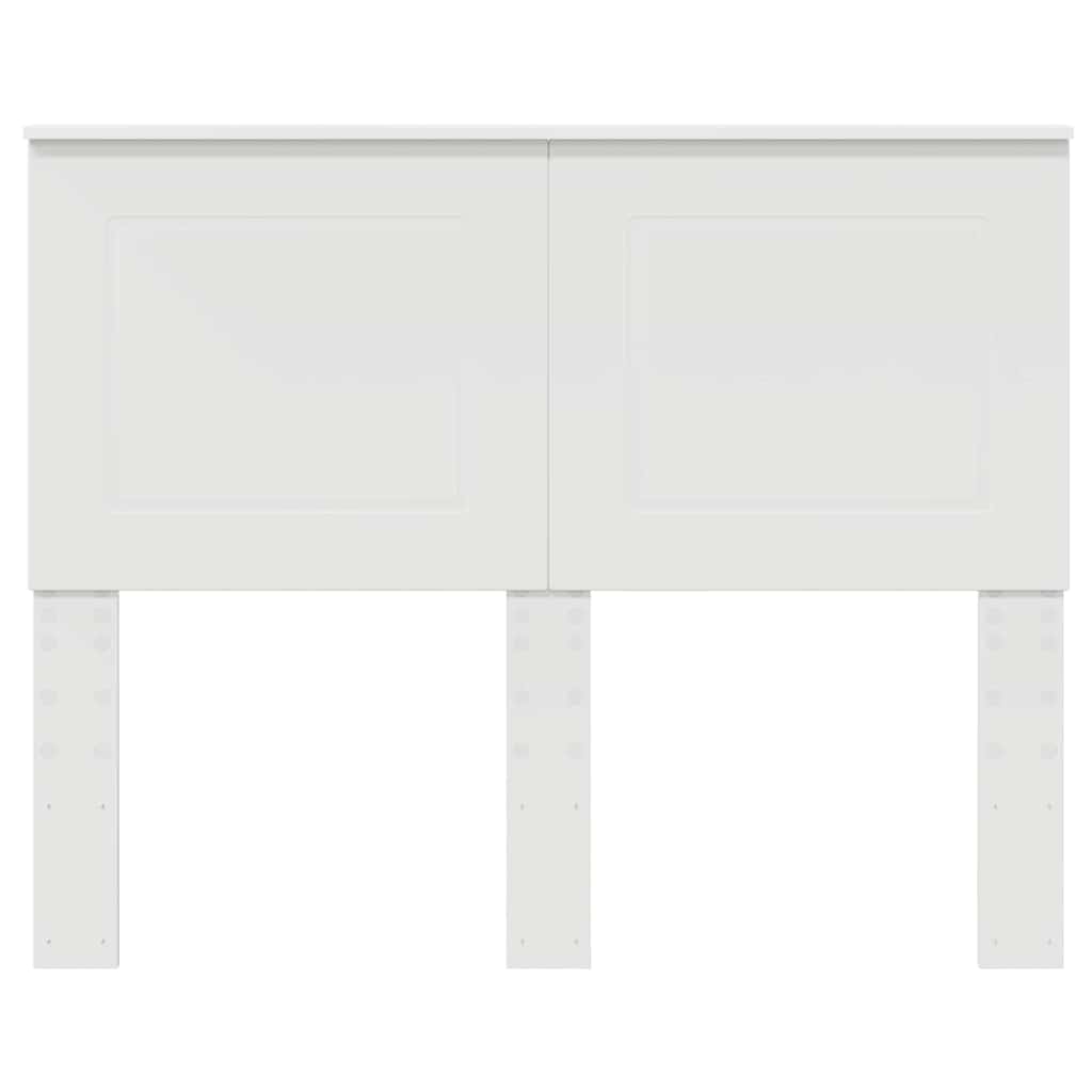 Headboard with Headboard White 135 cm Engineered Wood