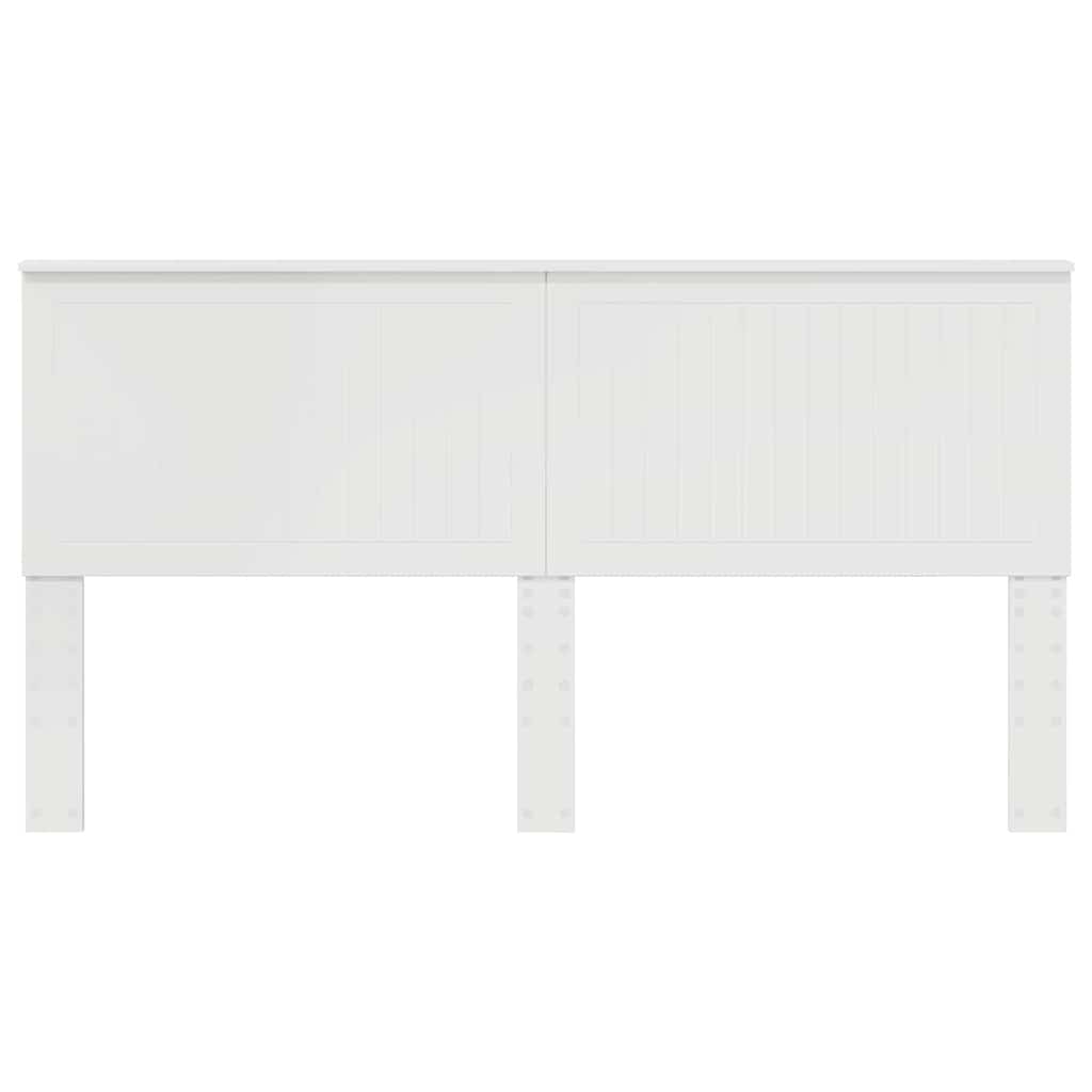 Headboard with Headboard White 180 cm Engineered wood
