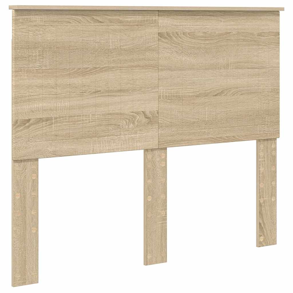 Headboard with Headboard Sonoma Oak 135 cm Engineered wood
