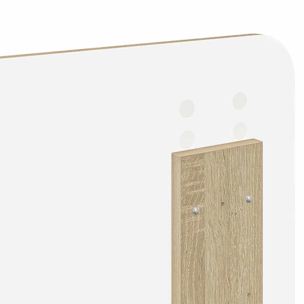 Headboard with Headboard Sonoma Oak 135 cm Engineered wood