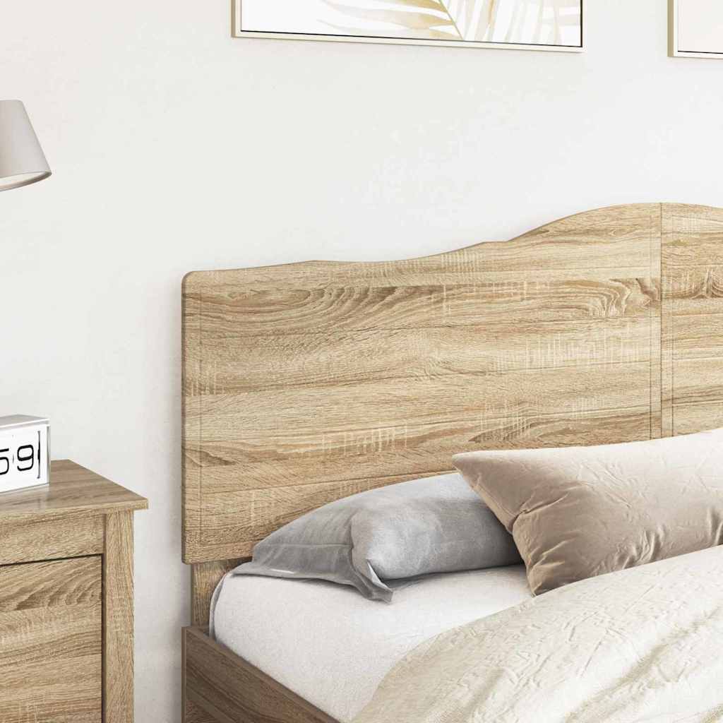 Headboard with Headboard Sonoma Oak 180 cm Engineered wood
