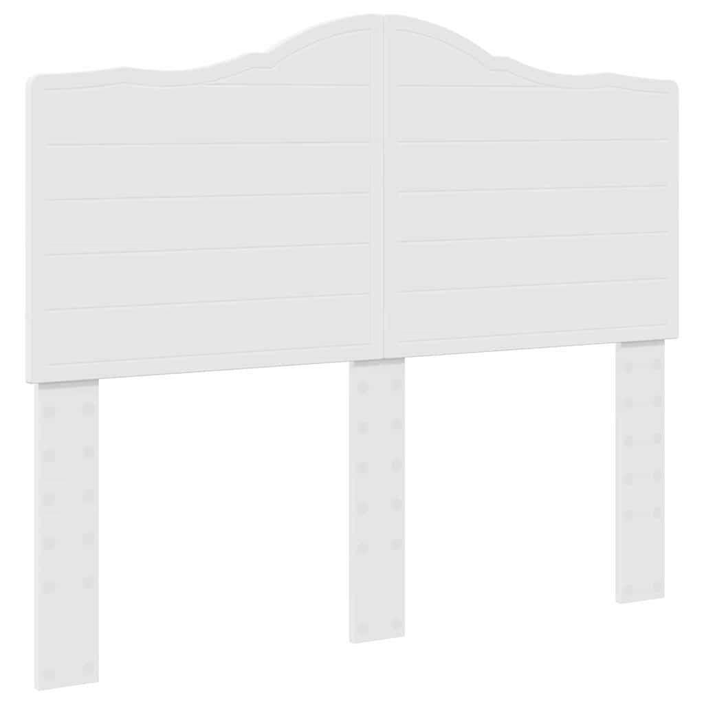 Headboard with Headboard White 135 cm Engineered wood