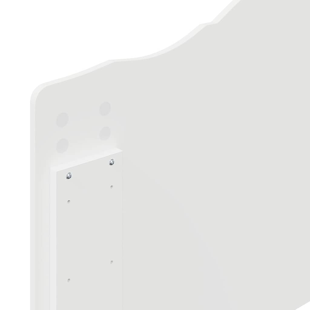 Headboard with Headboard White 90 cm Engineered wood