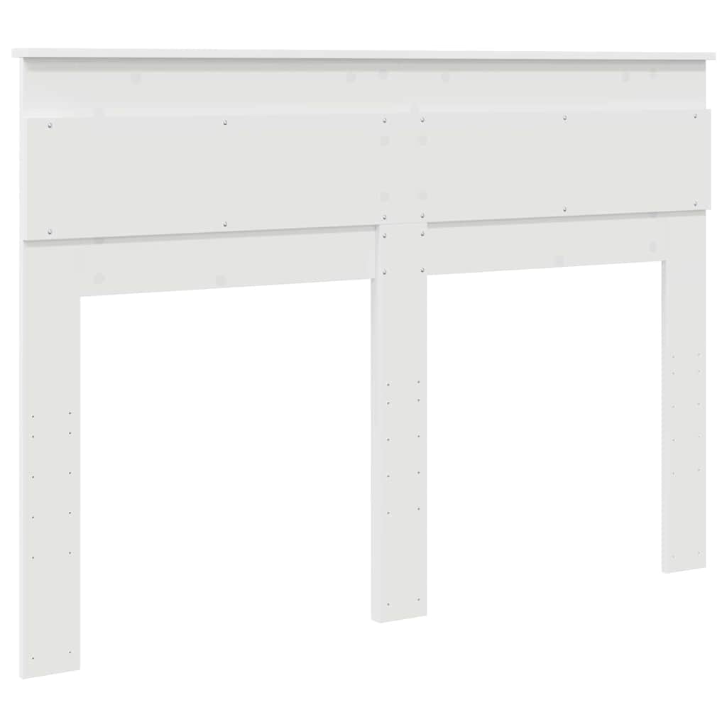 Headboard with Headboard White 150 cm Engineered wood