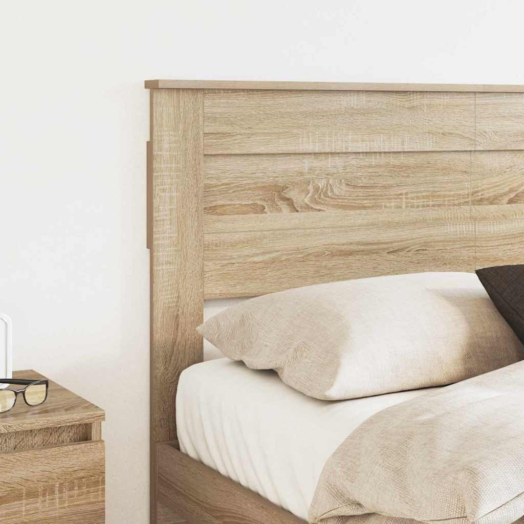 Headboard with Headboard Sonoma Oak 150 cm Engineered wood