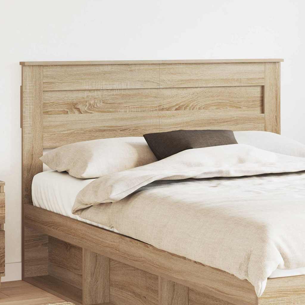 Headboard with Headboard Sonoma Oak 150 cm Engineered wood