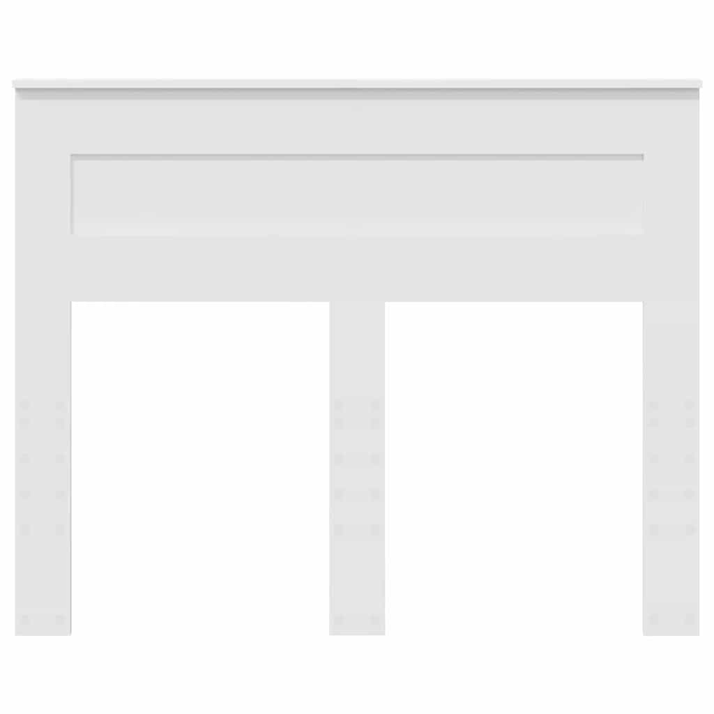 Headboard with Headboard White 135 cm Engineered wood