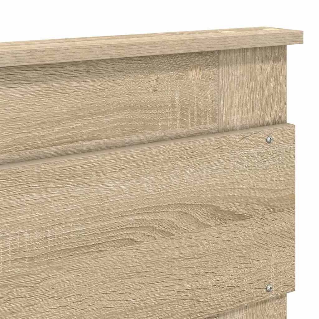 Headboard with Headboard Sonoma Oak 135 cm Engineered wood
