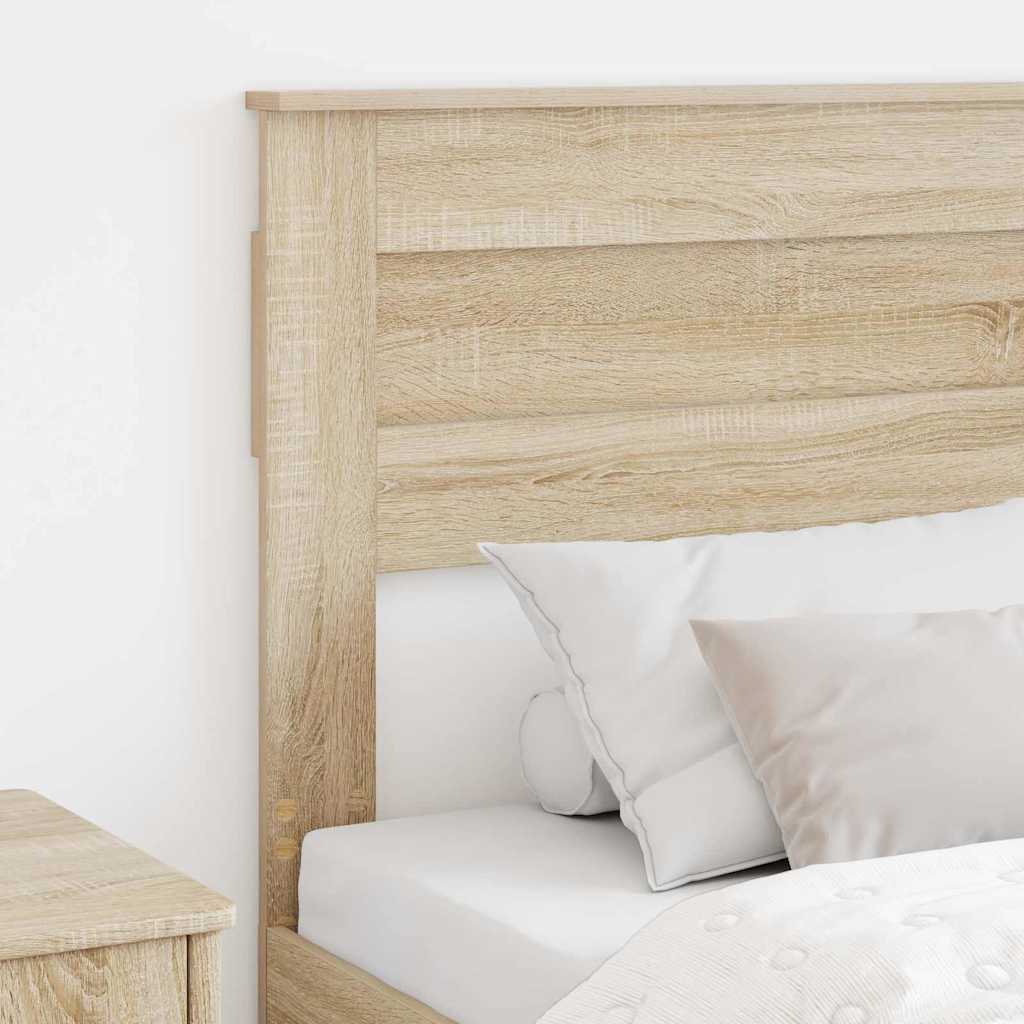 Headboard with Headboard Sonoma Oak 90 cm Engineered wood