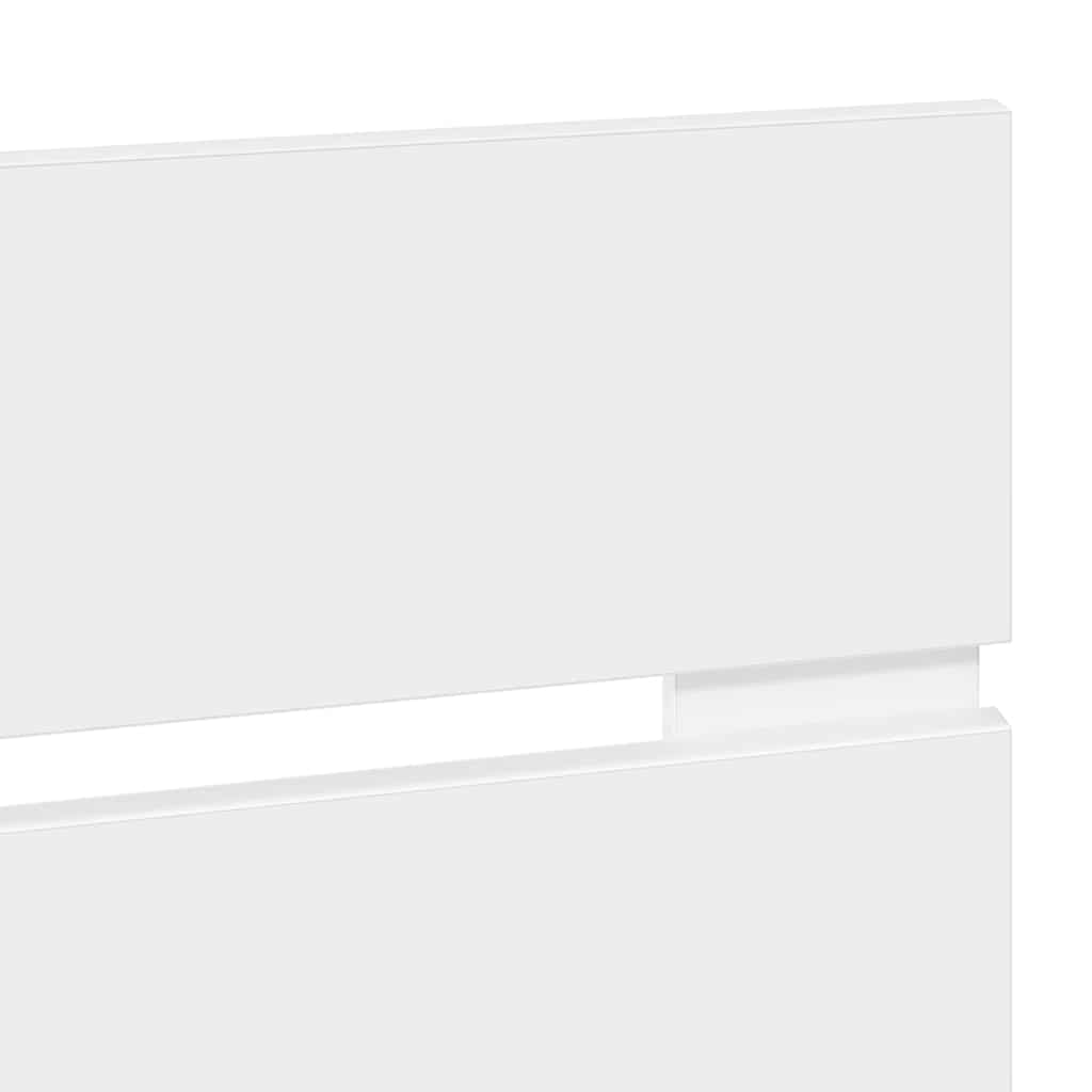 Headboard with Headboard White 180 cm Engineered wood