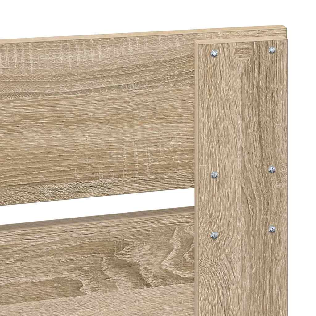Headboard with Headboard Sonoma Oak 180 cm Engineered wood