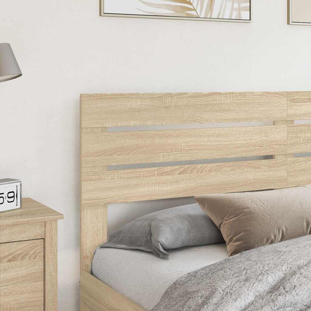 Headboard with Headboard Sonoma Oak 180 cm Engineered wood