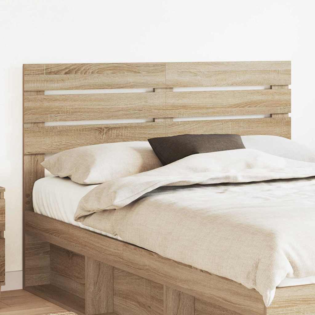 Headboard with Headboard Sonoma Oak 150 cm Engineered wood