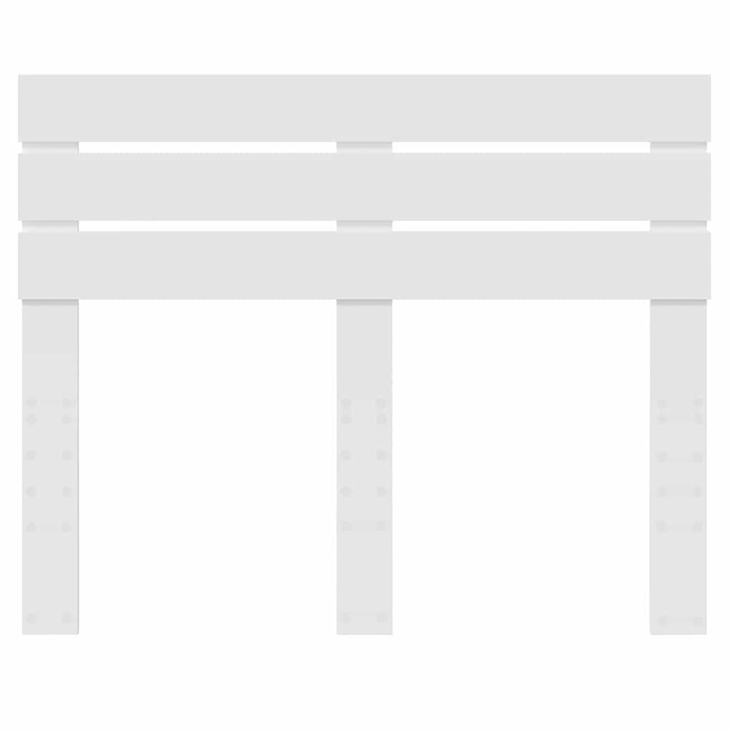 Headboard with Headboard White 135 cm Engineered wood