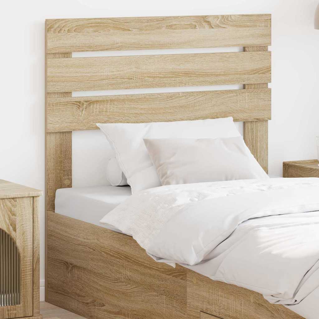Headboard with Headboard Sonoma Oak 90 cm Engineered wood