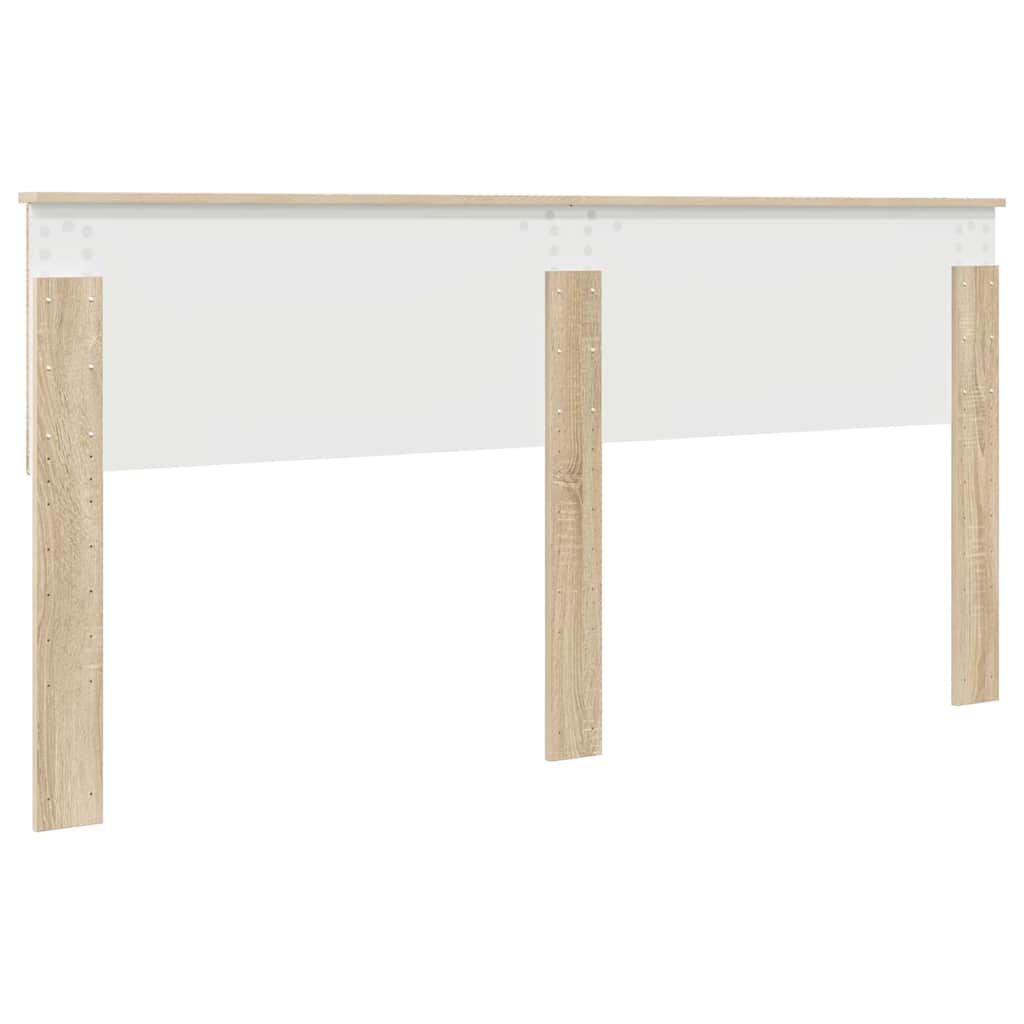 Headboard with Headboard Sonoma Oak 180 cm Engineered wood