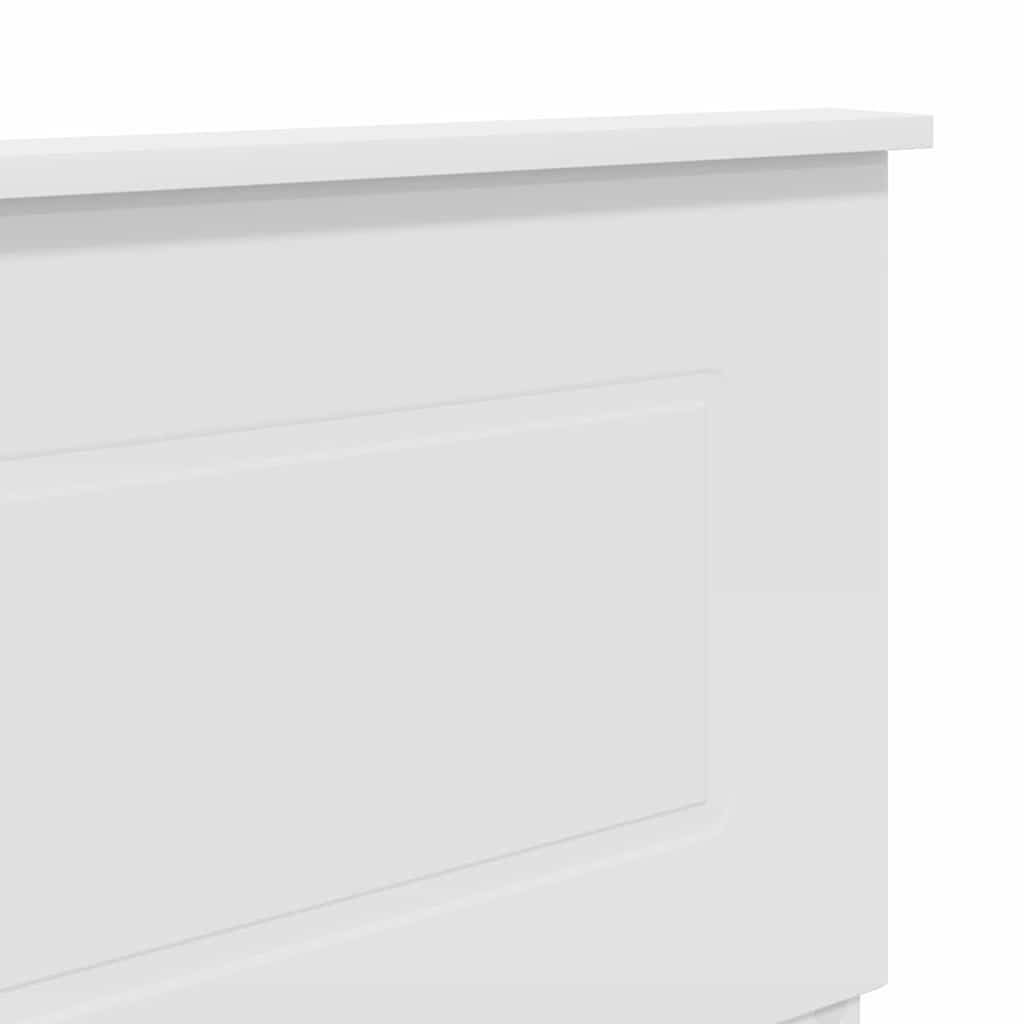 Headboard with Headboard White 150 cm Engineered wood