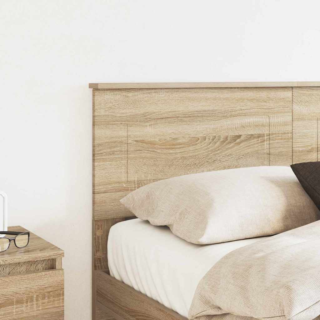 Headboard with Headboard Sonoma Oak 150 cm Engineered wood