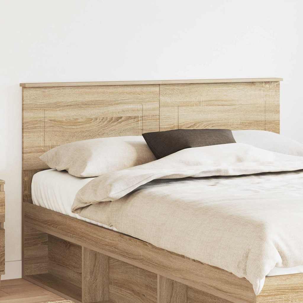 Headboard with Headboard Sonoma Oak 150 cm Engineered wood