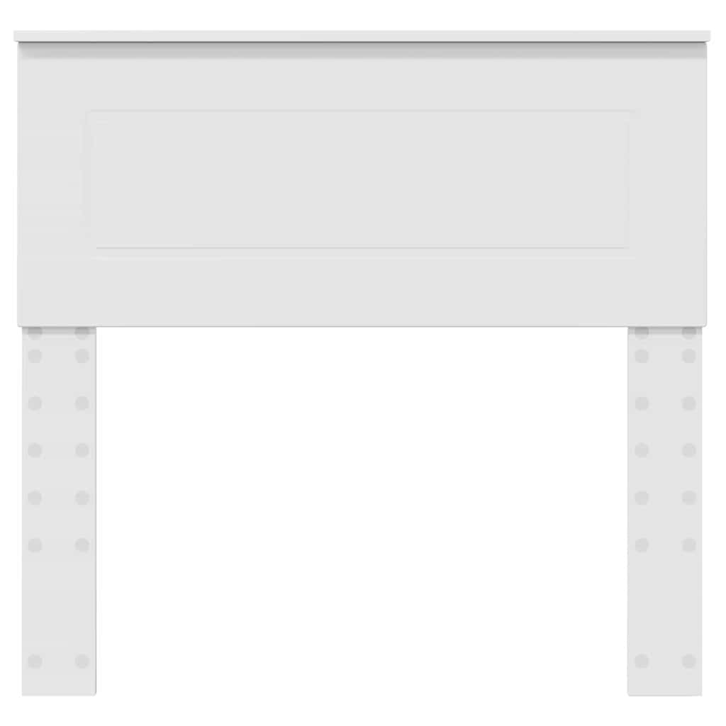 Headboard with Headboard White 90 cm Engineered wood