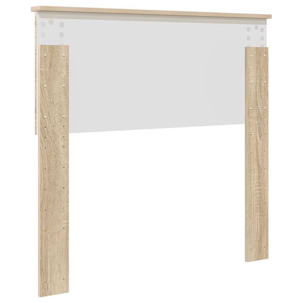 Headboard with Headboard Sonoma Oak 90 cm Engineered wood