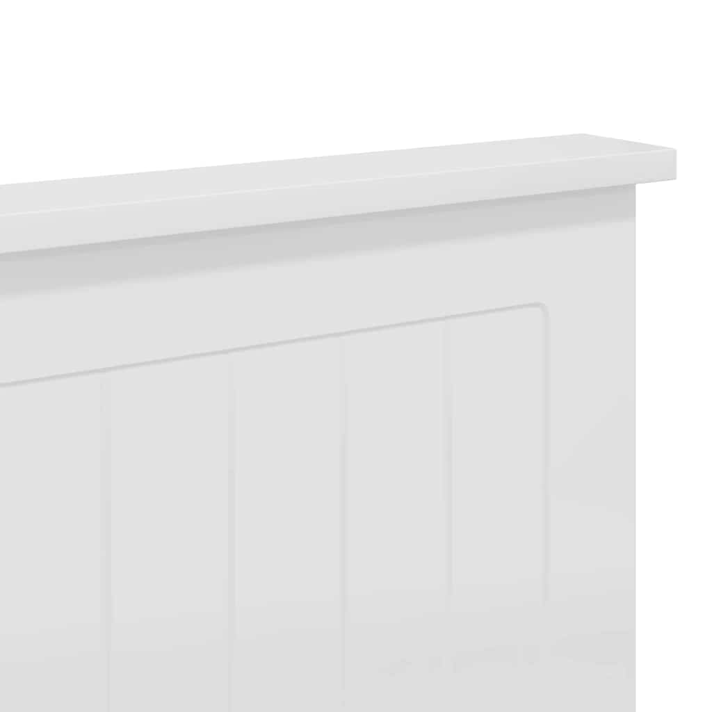 Headboard with Headboard White 180 cm Engineered wood
