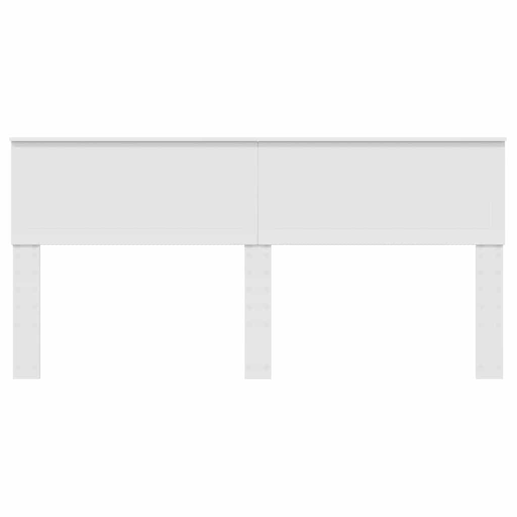 Headboard with Headboard White 180 cm Engineered wood