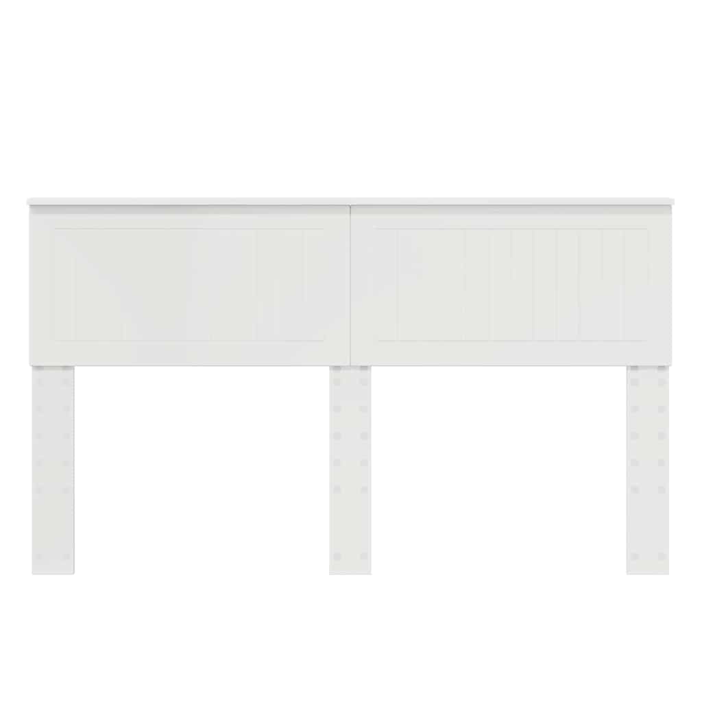 Headboard with Headboard White 150 cm Engineered wood