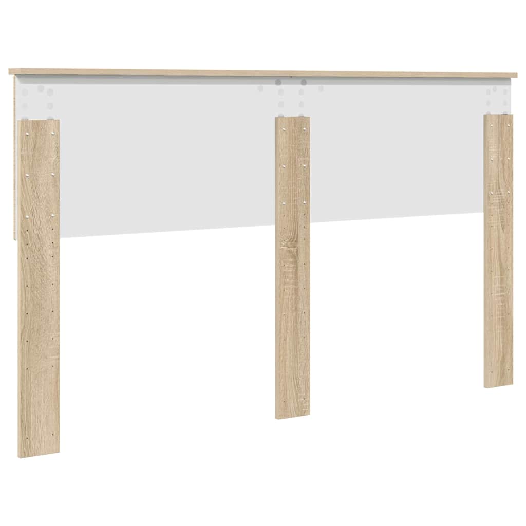 Headboard with Headboard Sonoma Oak 150 cm Engineered wood