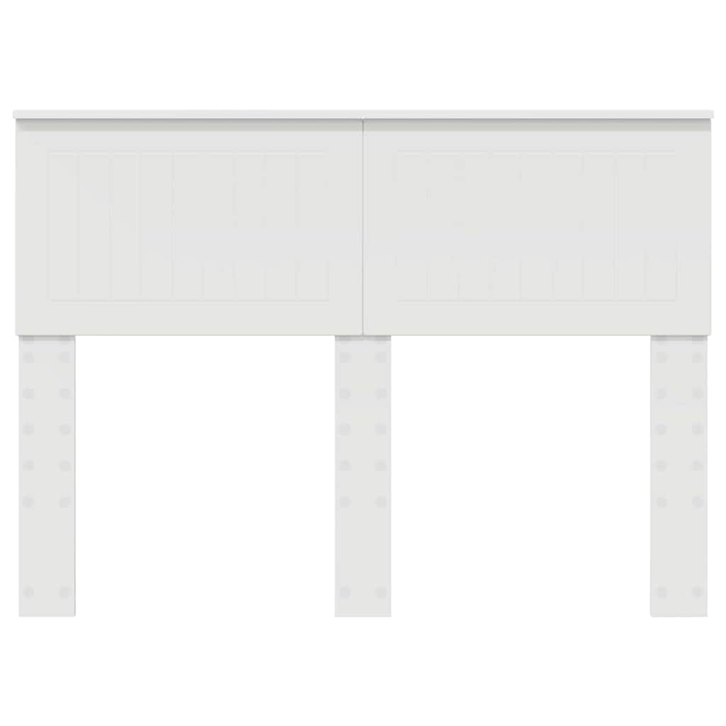 Headboard with Headboard White 135 cm Engineered wood