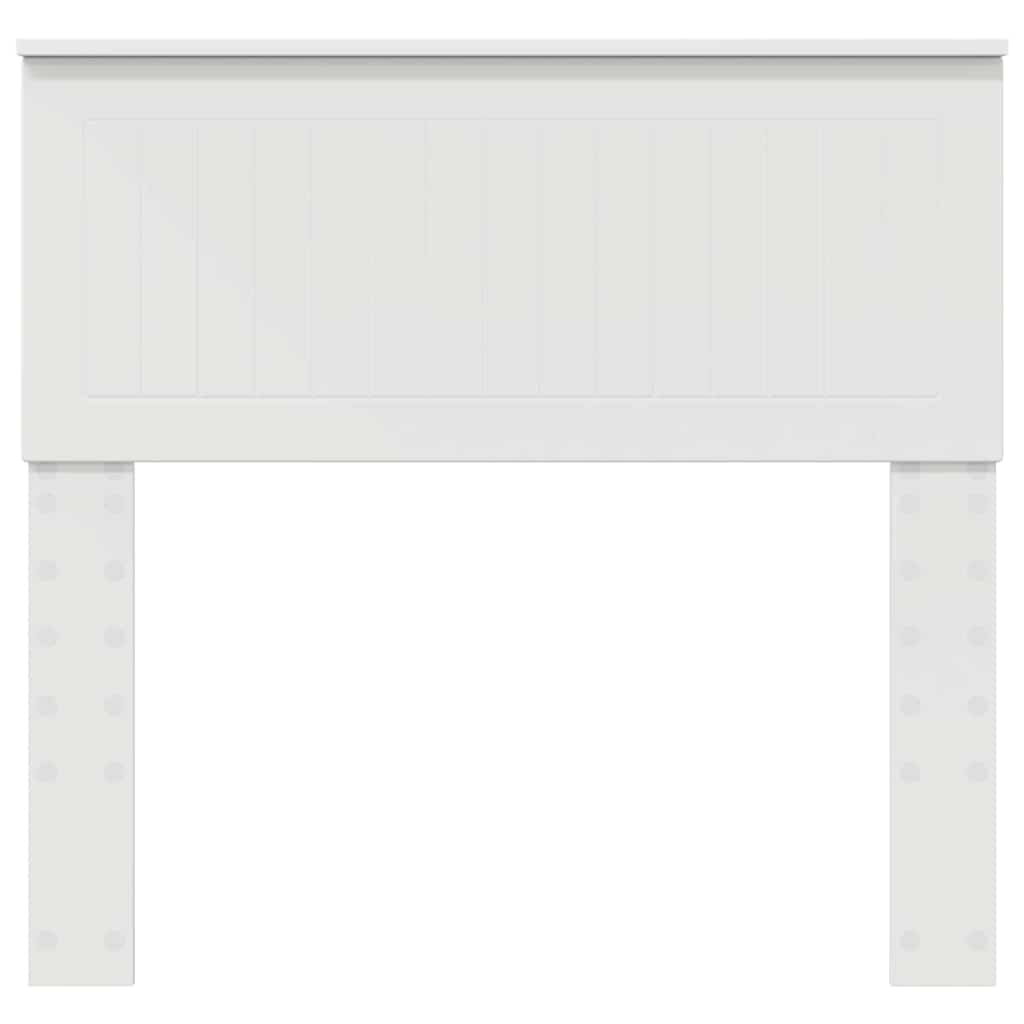 Headboard with Headboard White 90 cm Engineered wood