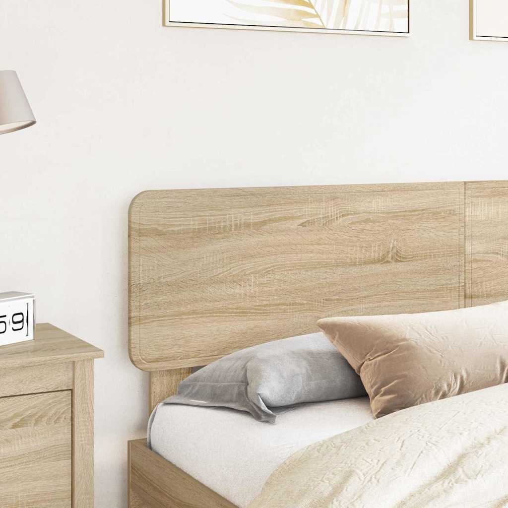 Headboard with Headboard Sonoma Oak 180 cm Engineered wood