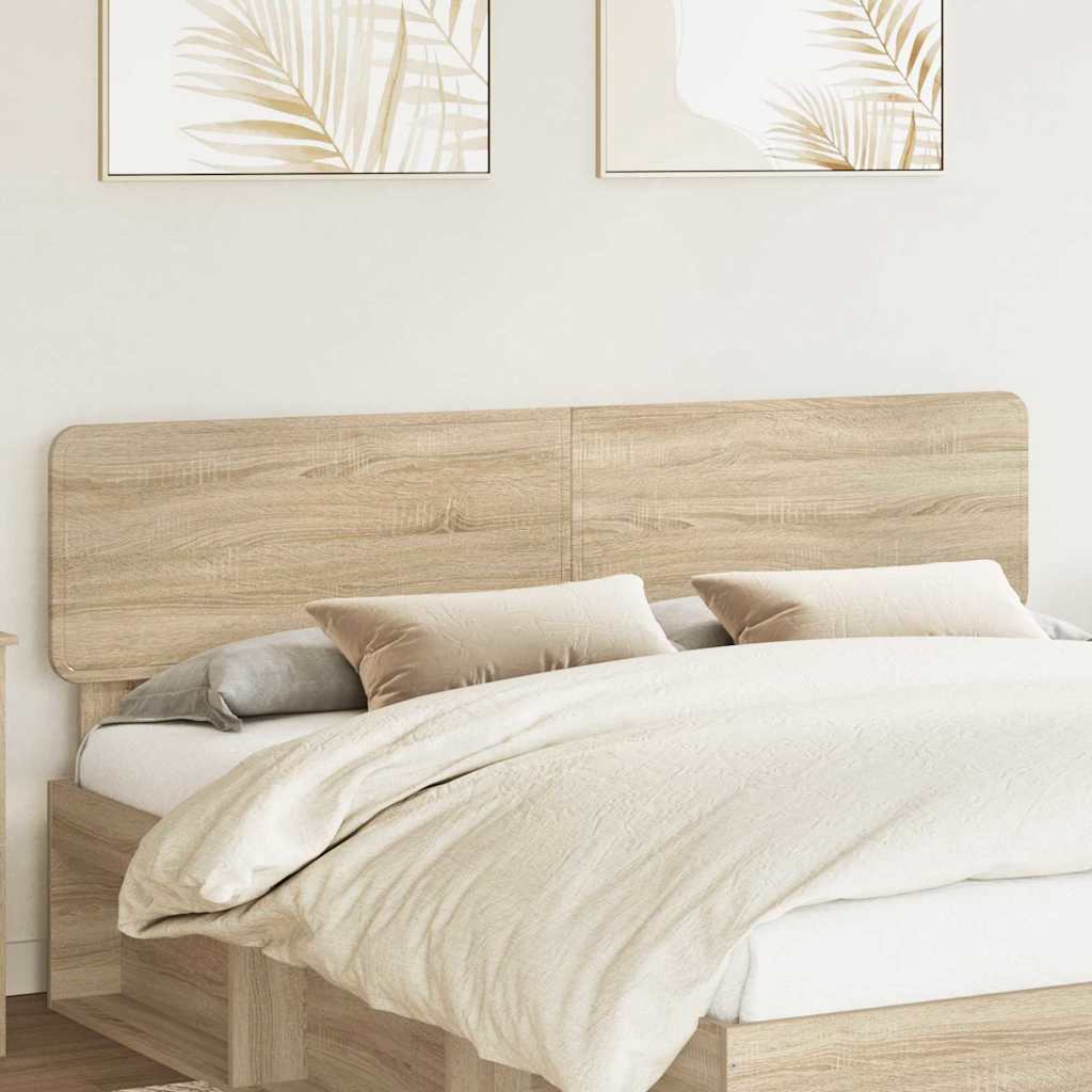 Headboard with Headboard Sonoma Oak 180 cm Engineered wood