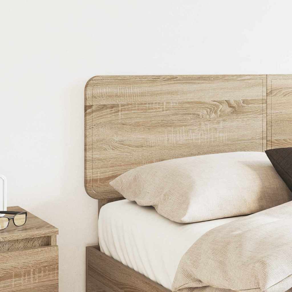 Headboard with Headboard Sonoma Oak 150 cm Engineered wood