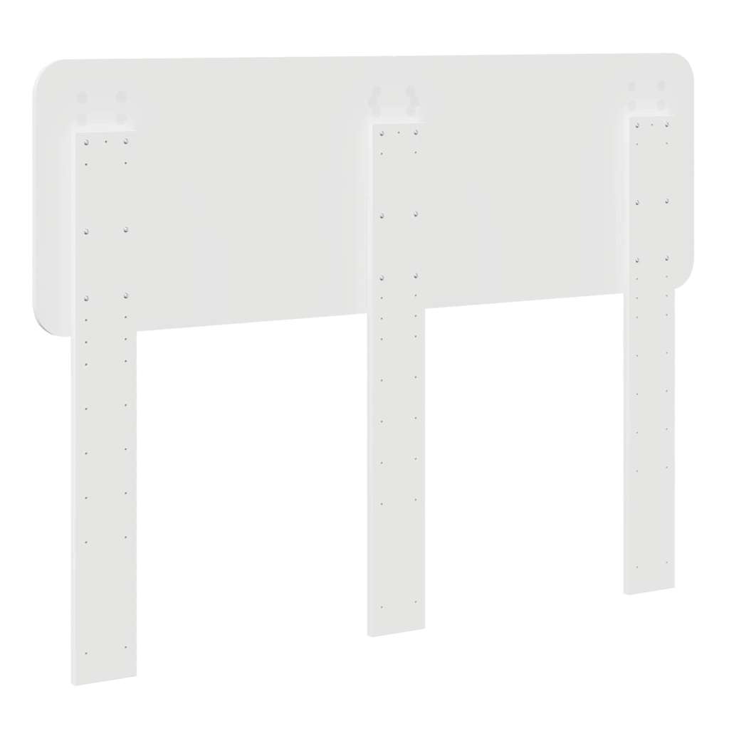 Headboard with Headboard White 135 cm Engineered wood