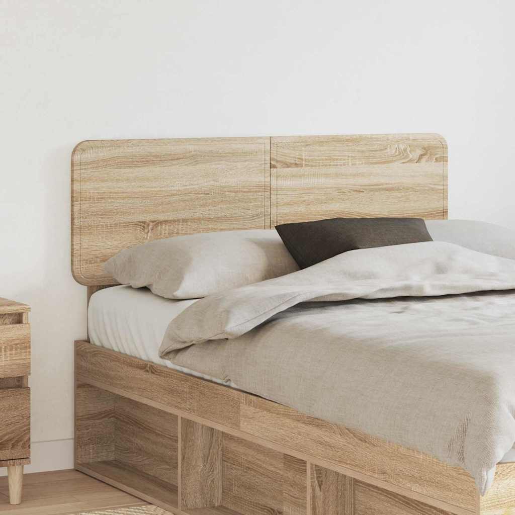 Headboard with Headboard Sonoma Oak 135 cm Engineered wood