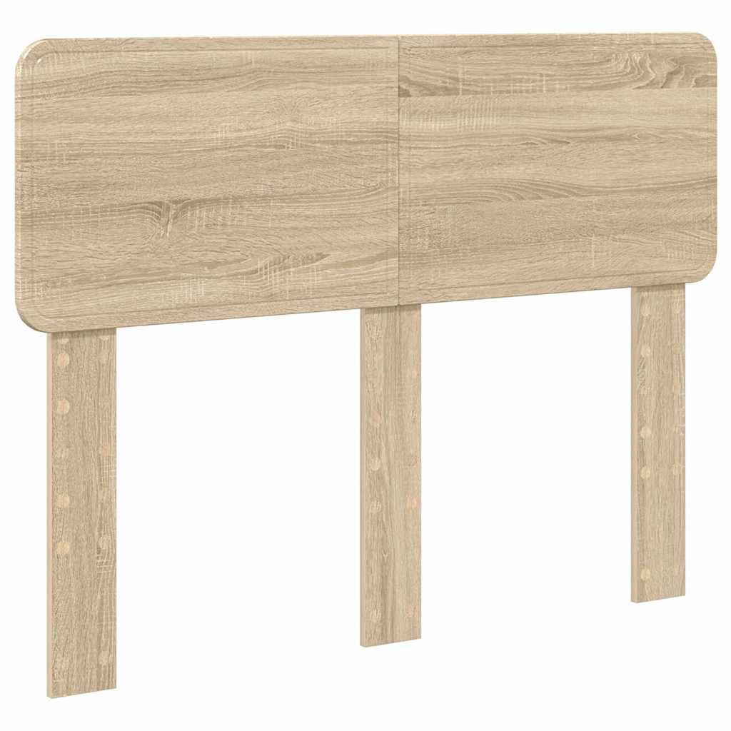 Headboard with Headboard Sonoma Oak 135 cm Engineered wood
