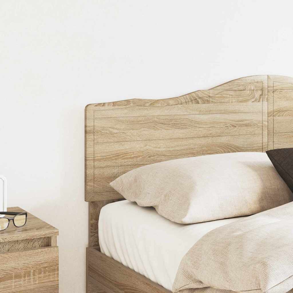 Headboard with Headboard Sonoma Oak 150 cm Engineered wood