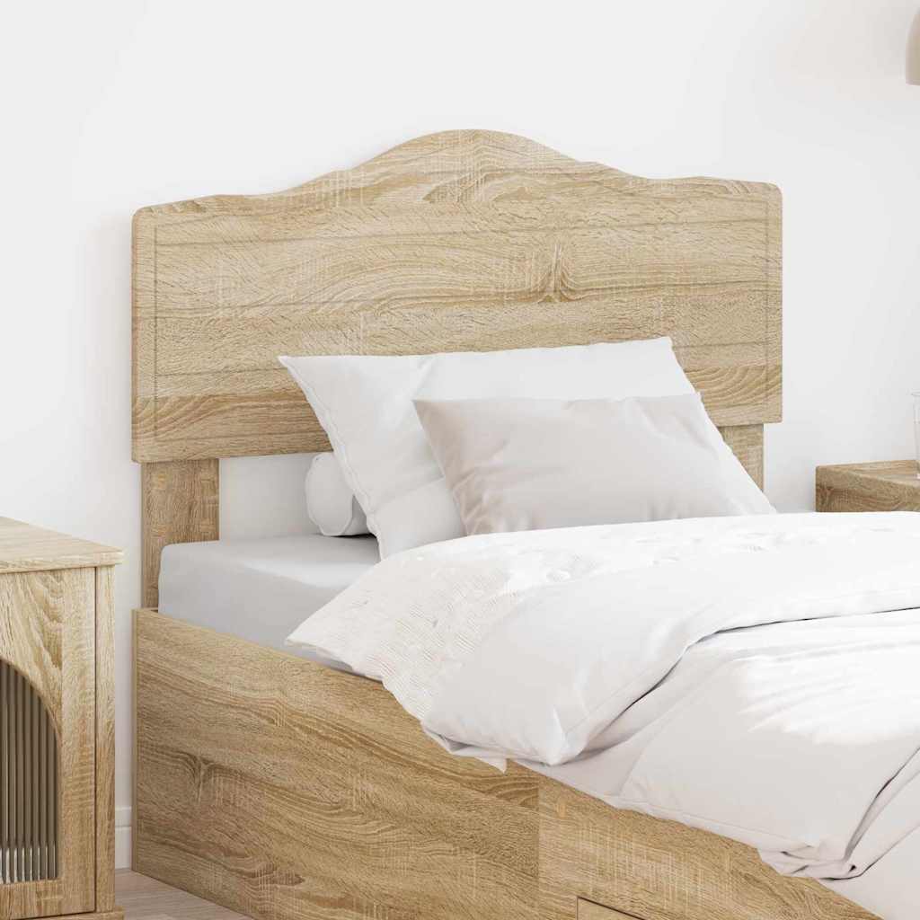 Headboard with Headboard Sonoma Oak 90 cm Engineered wood