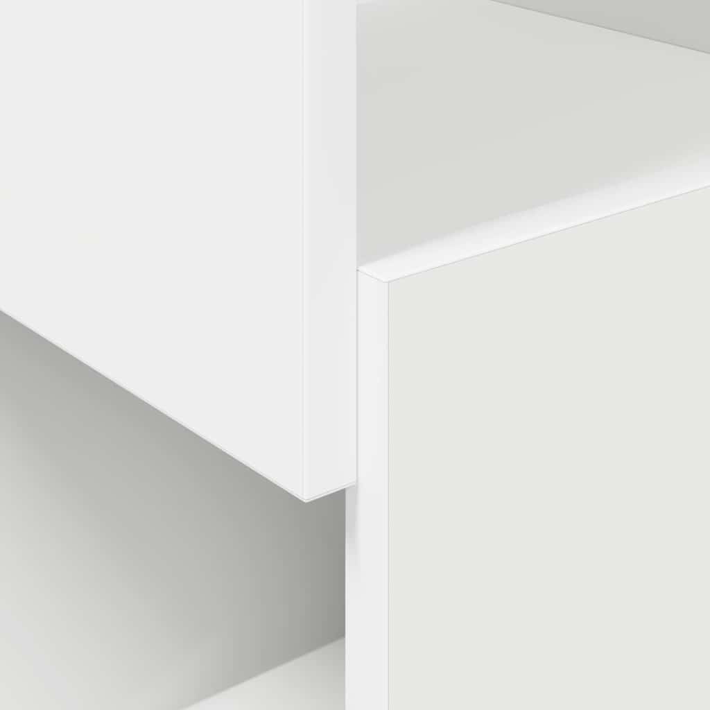 Corner Cabinet White 25,5x25x102cm Engineered Wood
