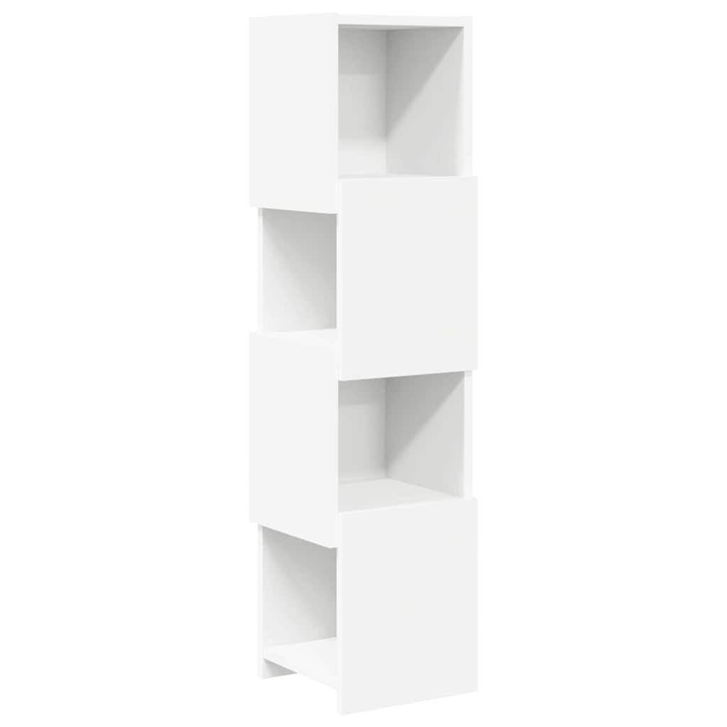 Corner Cabinet White 25,5x25x102cm Engineered Wood