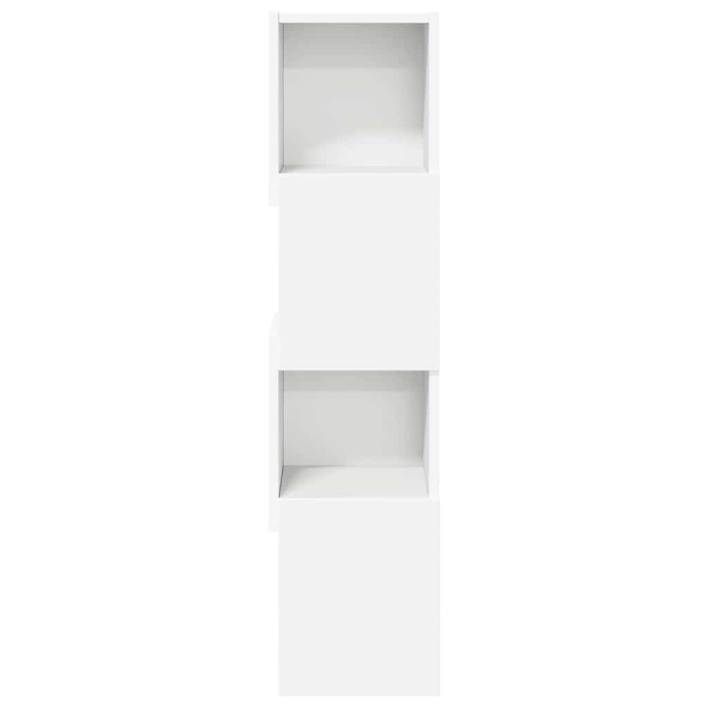 Corner Cabinet White 25,5x25x102cm Engineered Wood