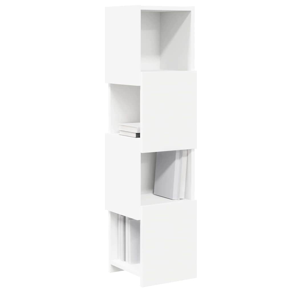 Corner Cabinet White 25,5x25x102cm Engineered Wood