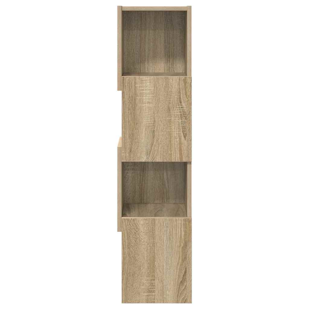 Corner Cabinet White 25,5x25x102cm Engineered Wood